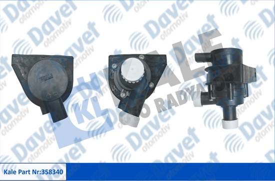 KALE 358340 Ek Su Pompasi Elektrikli A1 A3 Toledo Altea Roomster Yeti Caddy Iii Beetle Golf Vi Jetta Iv Polo Touran Fabia Ii Rapid Ibiza Iv Leon 1.2 Tsi  ####